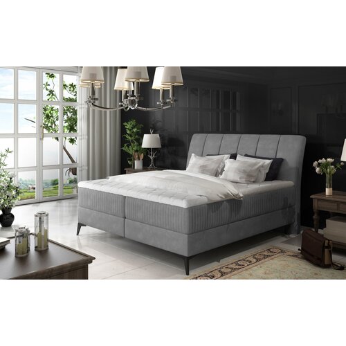 ELTAP Tapecirani boxspring krevet Aderito s dvostrukim spremi�tem-140x200-Paros 05, Paros 05 Pasy 2 Cijene