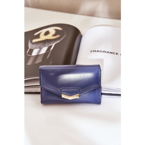  Lacquered Women&amp;#039;s Wallet Dark Blue Rahner Slike