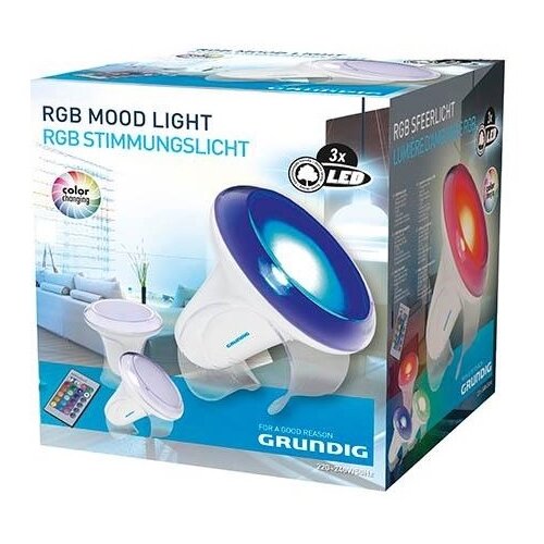 Grundig LED RGB prigu&amp;scaron;iva stona lampa LED/1W/230V + daljinski upravljač Slike