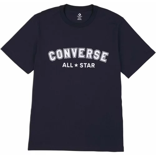 Converse CLASSIC FIT ALL STAR SINGLE SCREEN PRINT TEE Uniseks majica, crna, veličina