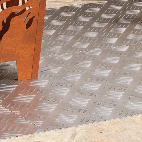  Stepenica Pravokutni 4 pcs Srebrno 100 x 50 cm Aluminij Cijene