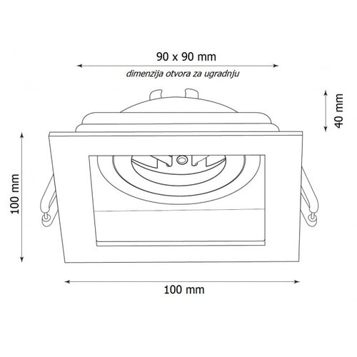 Bb Link rozetna 671 white+white Cene
