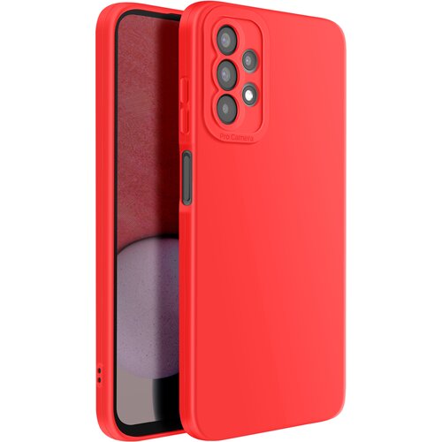 AVIZAR Ovitek za Samsung Galaxy A04s Silikonska za&scaron;čita kamere z ojačitvijo, Rdeča, (5000275326) Cene