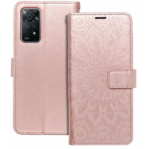 Forcell MEZZO Book torbica za XIAOMI Redmi NOTE 11 PRO / 11 PRO 5G mandala ružičasto zlatna Slike
