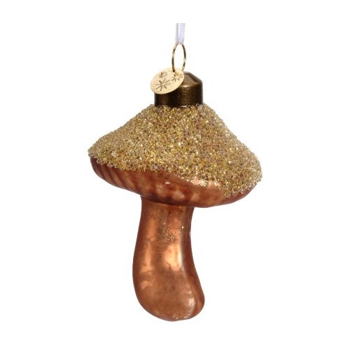 DEKOR DOM dekoracija - hanging bauble glass acorn 7.5cm 120325 - brown - kmg ( 045658 ) Slike