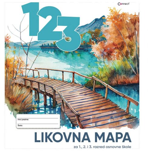 MAPA LIKOVNA I-III RAZRED CONNECT Cene