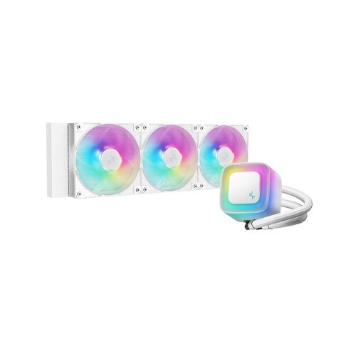 DeepCool Komplet za tekočinsko hlajenje AIO Liquid Cooler LE360 WH V2, 360mm, ARGB, bel Cene