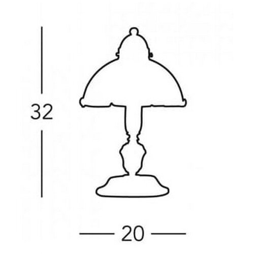 Kolarz 731.73.73 - Stona lampa NONNA 1xE27/75W/230V Slike