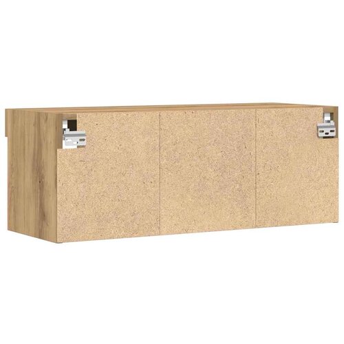  Set TV komoda Zidne 2 pcs Umjetnički hrast 80 x 30 x 30 cm Slike