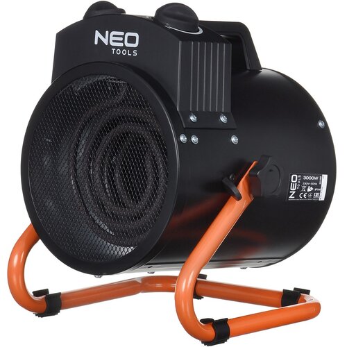 Neo Tools 90-068 electric space heater Stainless steel 3000 W IPX4 Black Cijene