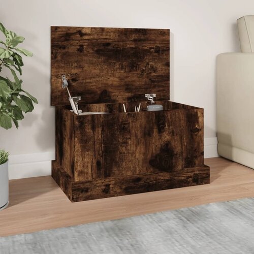 vidaXL Kutija za pohranu boja hrasta 50 x 30 x 28 cm konstruirano drvo Cijene