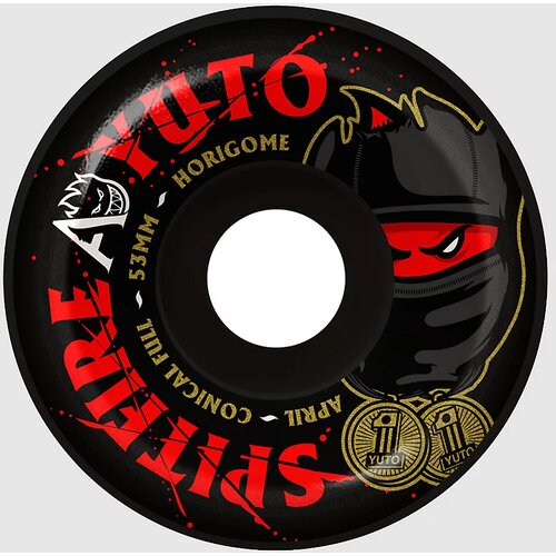 Spitfire F4 99 Sf X April Yuto Conical Full 53Mm Kole&amp;scaron;cki black Slike