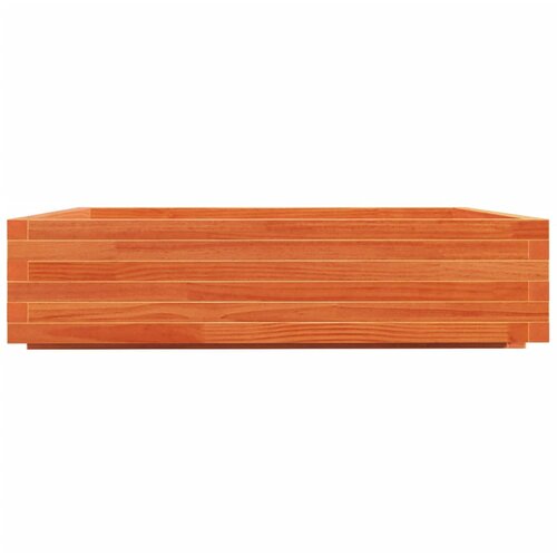  Vrtna sadilica vo&amp;scaron;tano smeđa 100x100x26,5 cm masivna borovina Slike