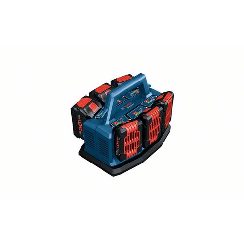 Bosch PUNJAČ ZA 6 BATERIJA 18V GAL 18V6-80 (1600A01U9L) Slike