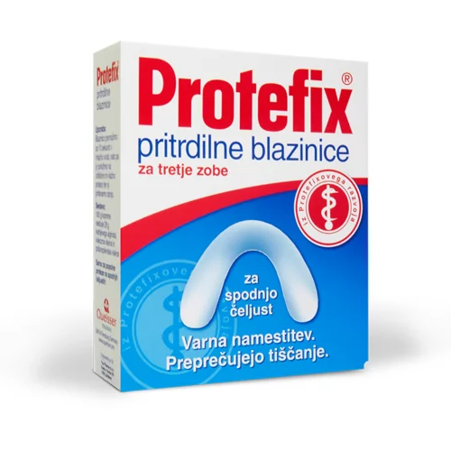  Protefix, pritrdilne blazinice za spodnjo čeljust