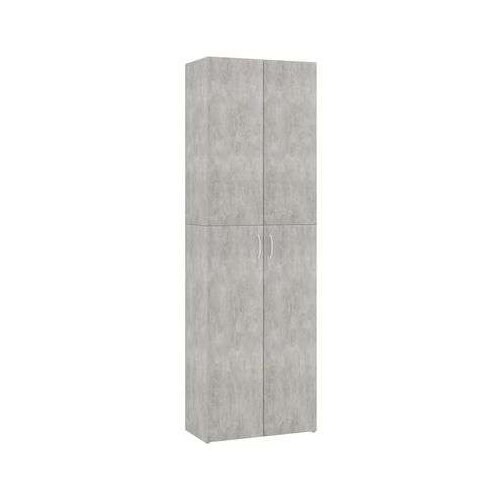  Uredski ormar siva boja betona 60 x 32 x 190 cm od iverice Cijene