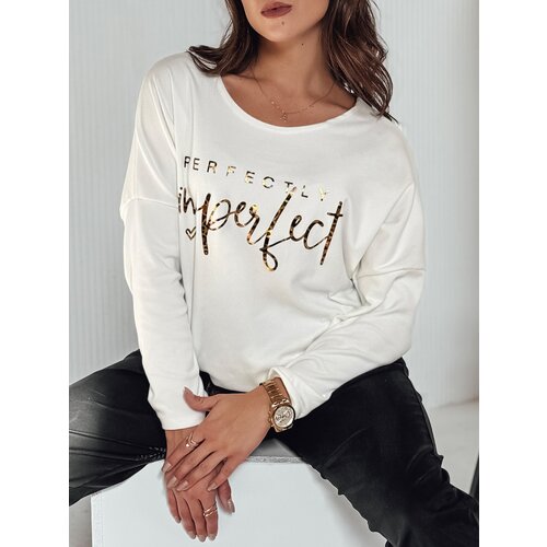 DStreet Bluzka damska oversize PERFSTYLE biała Slike