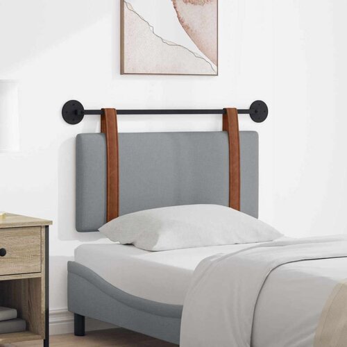  Držeće uzglavlje Zidne Svijetlo siva 90 x 55 x 5 cm Antikni PU - Svjetlosiva 80 cm bez LED Cene