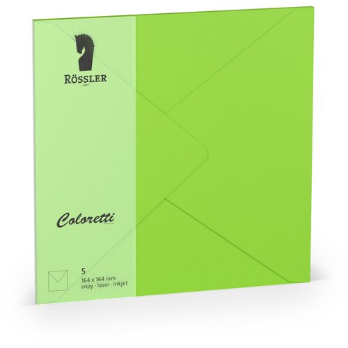 Grupo COLORETTI VELIKA KVADRATNA KUVERTA 5 ENOT LIMITE ZELENA, (20870661) Cene
