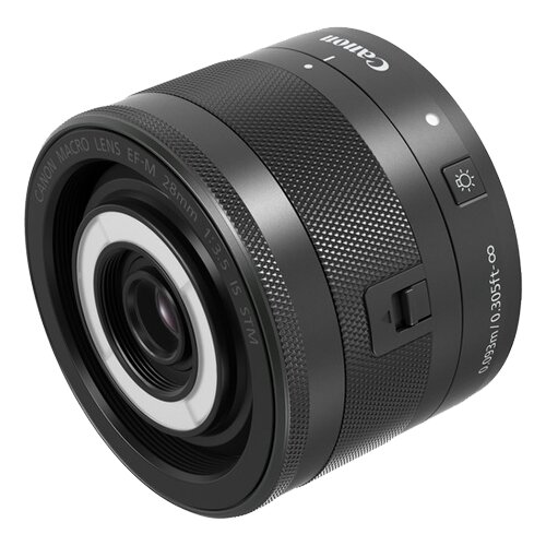 Canon EF-M Macro 28mm f/3.5 IS STM - 1362C005 EF-M objektiv Slike