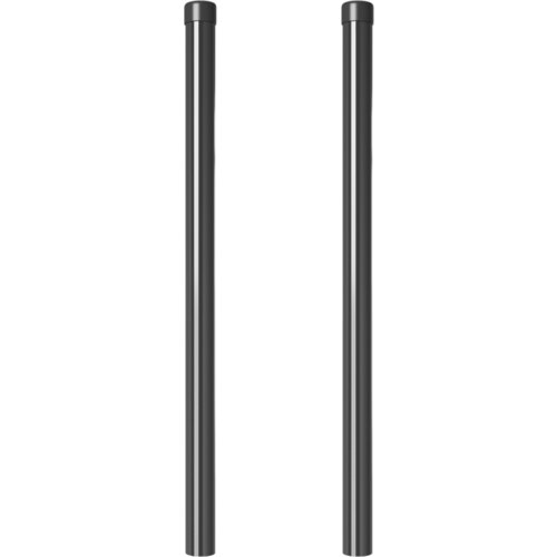  Ograde 2 pcs Siva 80 cm Čelik s pra&amp;scaron;kastim premazom Slike