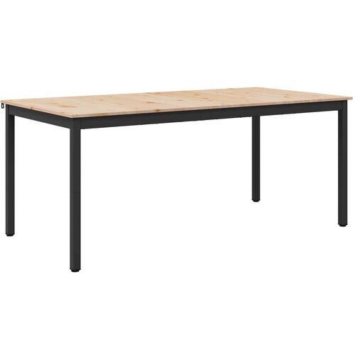  Stol za objedovanje Prirodna 140 x 80 x 75 cm Slike