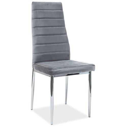 Molarem Home Stolica H261 CHROM B-siva Slike