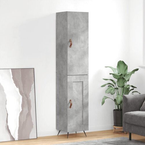  Visoka komoda siva betona 34,5x34x180 cm od konstruiranog drva Cene