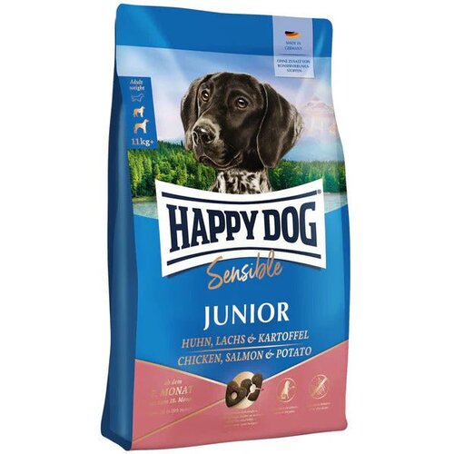Happy Dog junior sensible hrana za mlade pse, losos i krompir Cene