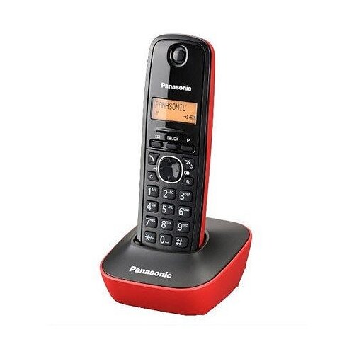 Panasonic telefon KX-TG1611FXR crno -crveni Slike