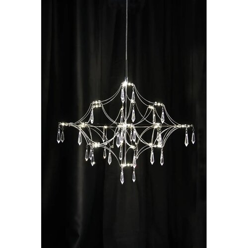 Marksl&amp;ouml;jd 108869 - LED kristalni luster na sajli EFESOS, prigu&amp;scaron;iva, LED/14W/230V, prečnik 60 cm Slike
