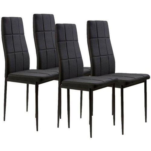 Modern Home trpezarijske stolice set 4 kom tami black Cene