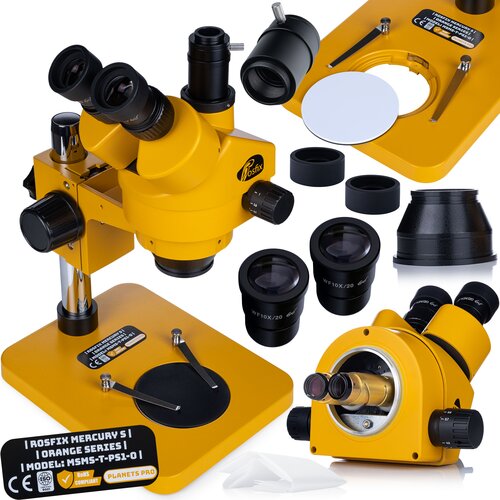 Rosfix MERCURY S MSMS-T-PS1-O TRINOKULARNI MIKROSKOP &ndash; ZOOM 7&ndash;45X, WF10X/20, DELOVNA RAZDALJA 100 MM | GREENOUGH OPTIKA | ZA LABORATORIJ IN SERVIS, (5000068570) Cene