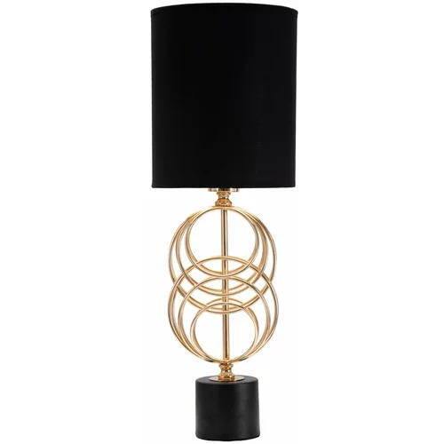 Mauro Ferretti crna stolna svjetiljka Circly, visina 58,5 cm