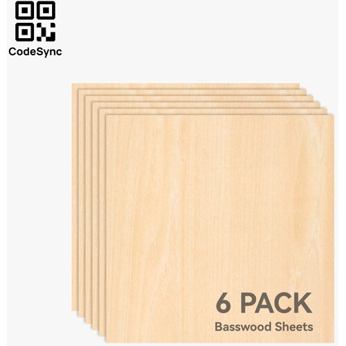 Bambu Lab 3mm Basswood Plywood (6PCS) (B-YA001) Cene