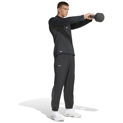 Adidas Spodnji deli trenirke Techess Črna Slike
