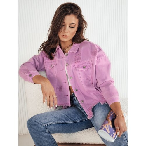 DStreet MOLI Women's Oversize Denim Jacket Purple Cene