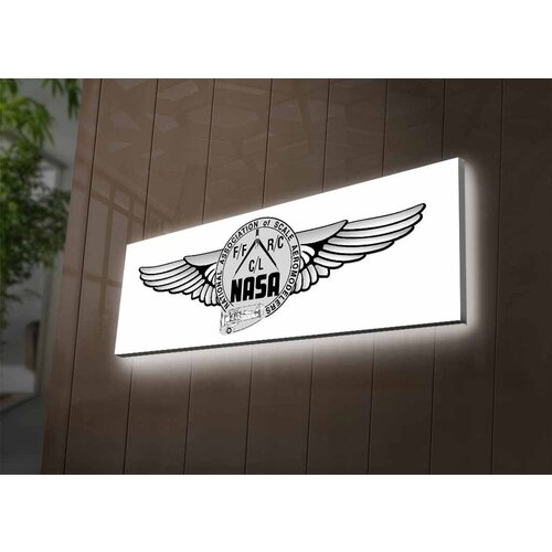 Wallity Slika sa LED osvetljenjem 3090NASA-013, 30x90 cm Cene