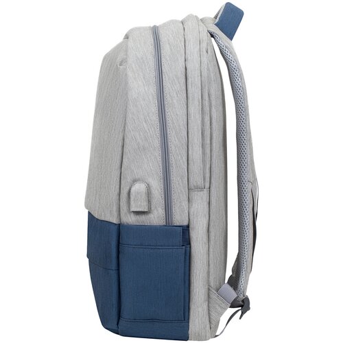 Rivacase nahrbtnik 7567 anti-theft za prenosnike do 17,3 inch - sivo modra Slike