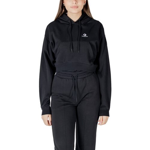 Converse Puloverji STAR CHEVRON HOODIE 10027616-A01 Črna Cene