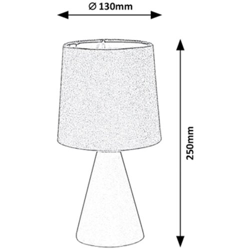 Rabalux nalani stona lampa E14 40W,bež DEDGMKK Slike