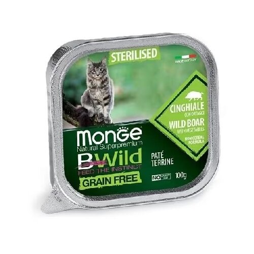 Monge BWild pa&scaron;teta za mačke - divlja svinja 100g Cene
