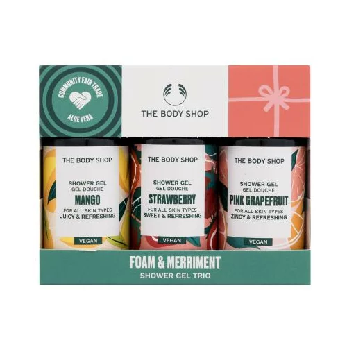 The Body Shop Foam & Merriment Shower Gel Trio gel za prhanje za ženske