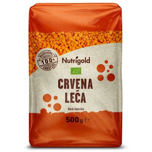 Nutrigold Leča rdeča, ekolo&amp;scaron;ka, 500 g, (20695744) Slike
