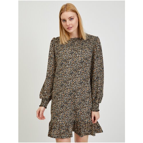 Orsay Black Women&amp;#039;s Patterned Dress - Women Slike