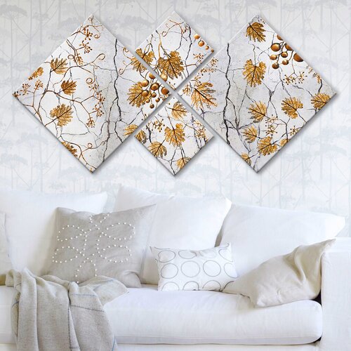Wallity slika 4MDF1220574133, 60x115 cm, 4 dijela Cijene