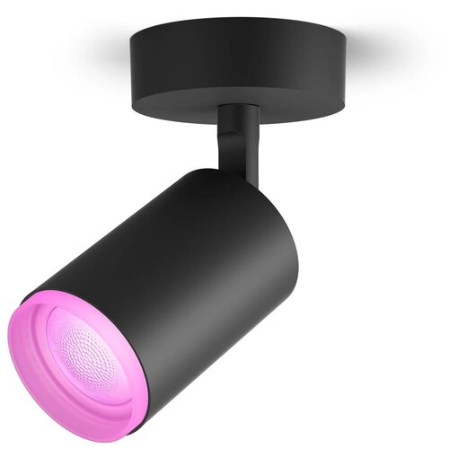 Philips LED RGBW prigušiva spot svetiljka Hue FUGATO 1xGU10/4,2W/230V crna Cene