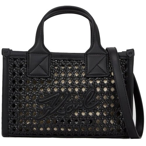 Karl Lagerfeld Torbe SKUARE SM TOTE WOVEN Črna Cene