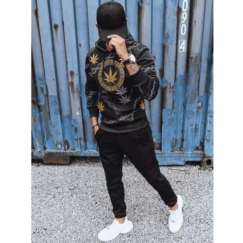 DStreet Black men's sweatshirt with print BX5311 Cijene