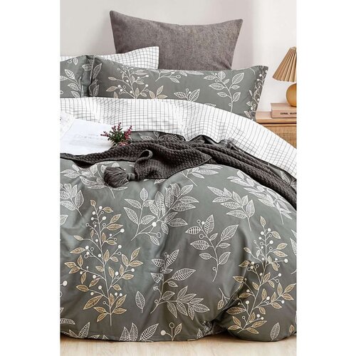  lineleaf - green green single xxl quilt cover set (de) Cene